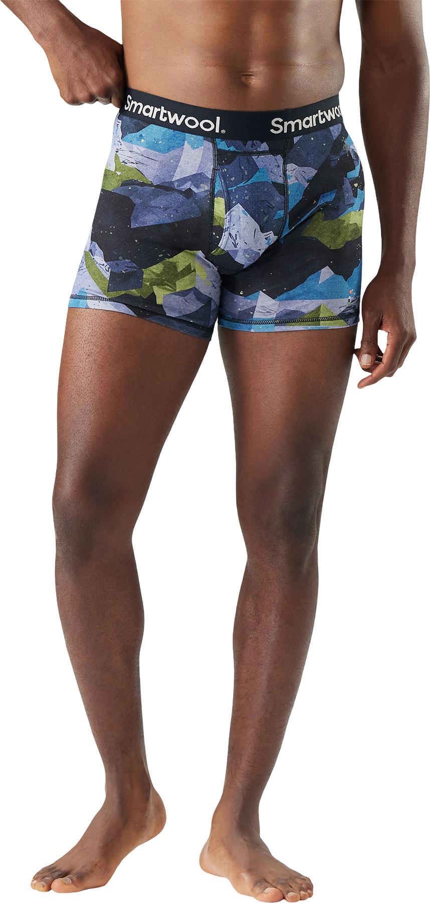 Product gallery image number 3 for product Merino Print Boxed Boxer Brief 4.75 in - Men's