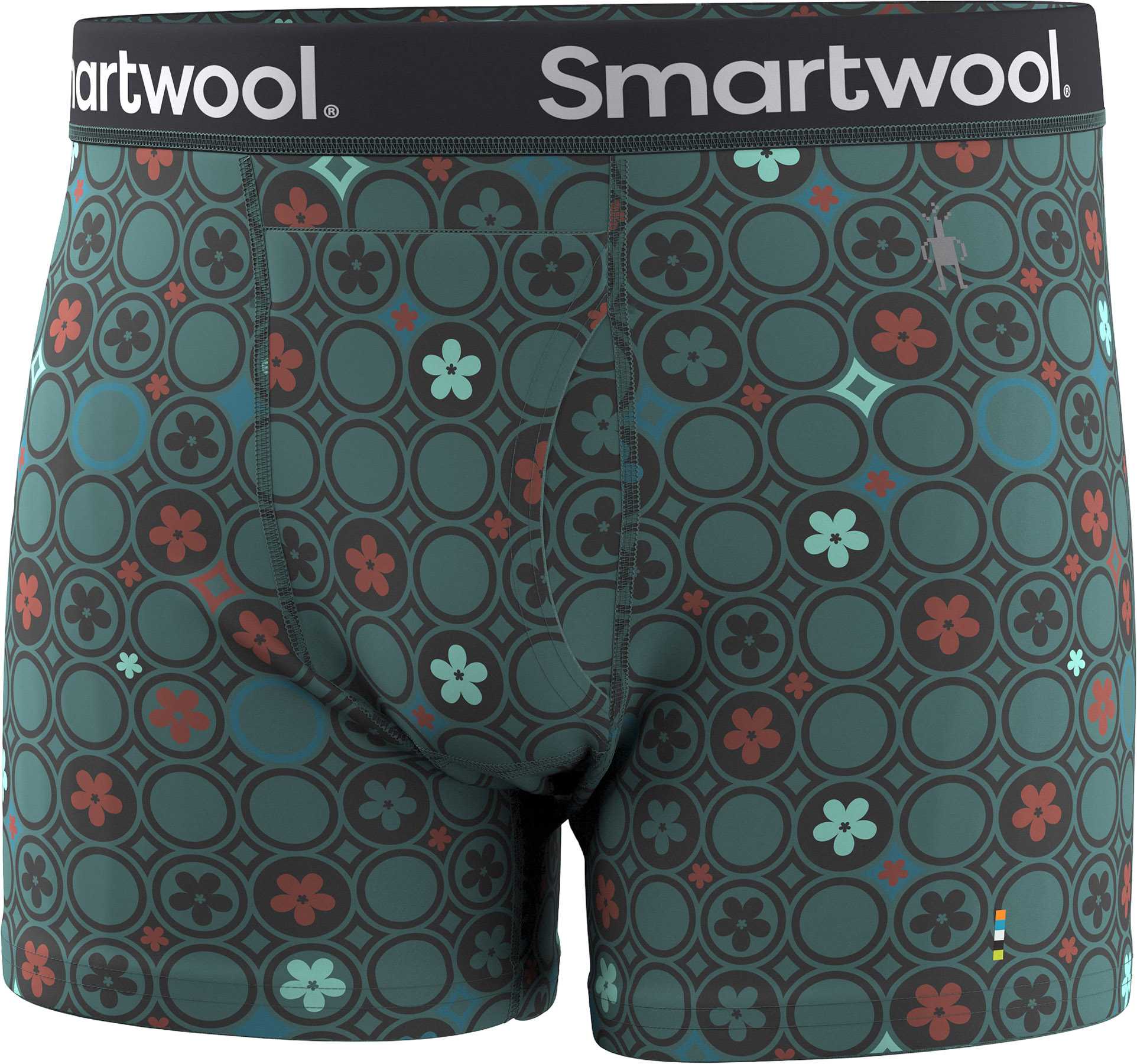 Dusty Teal Geo Floral