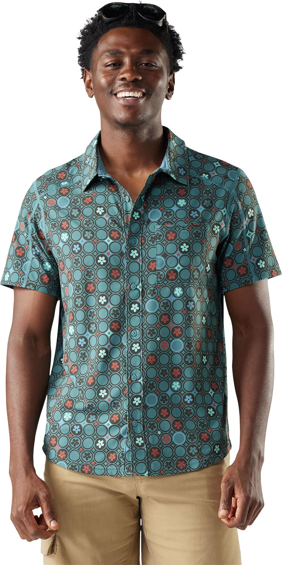 Numéro de l'image de la galerie de produits 4 pour le produit Chemise boutonnée imprimée à manches courtes - Homme