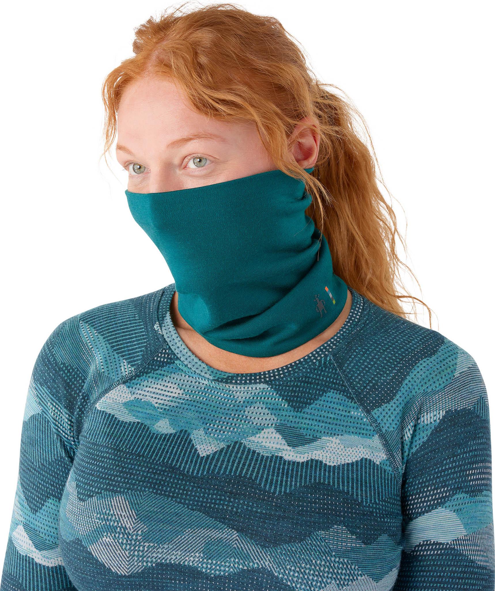 Numéro de l'image de la galerie de produits 2 pour le produit Cache-cou réversible en laine mérinos thermique - Unisexe