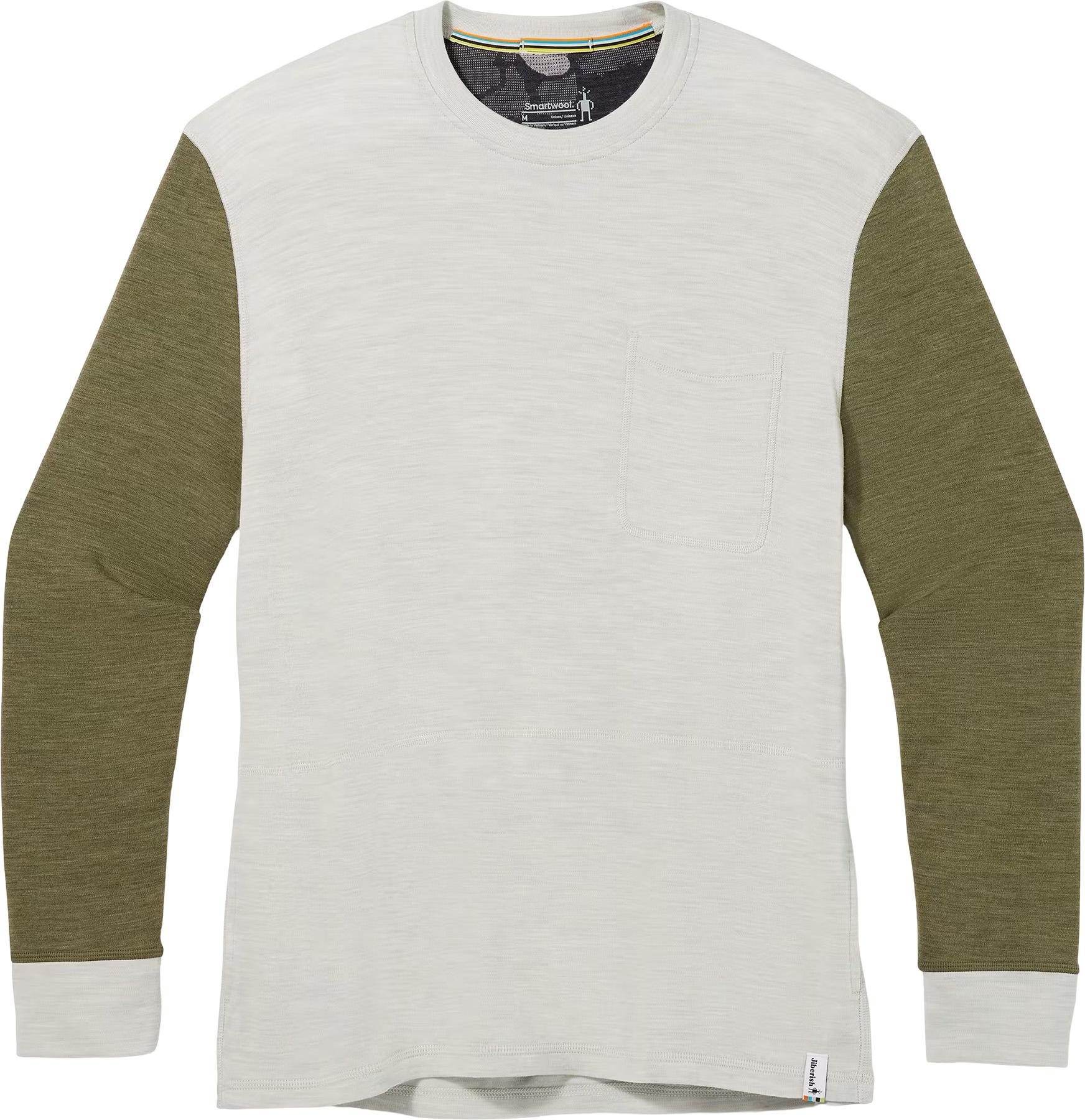 Image de produit pour Couche de base pour le haut à col rond thermique classique en mérinos Jiberish - Homme