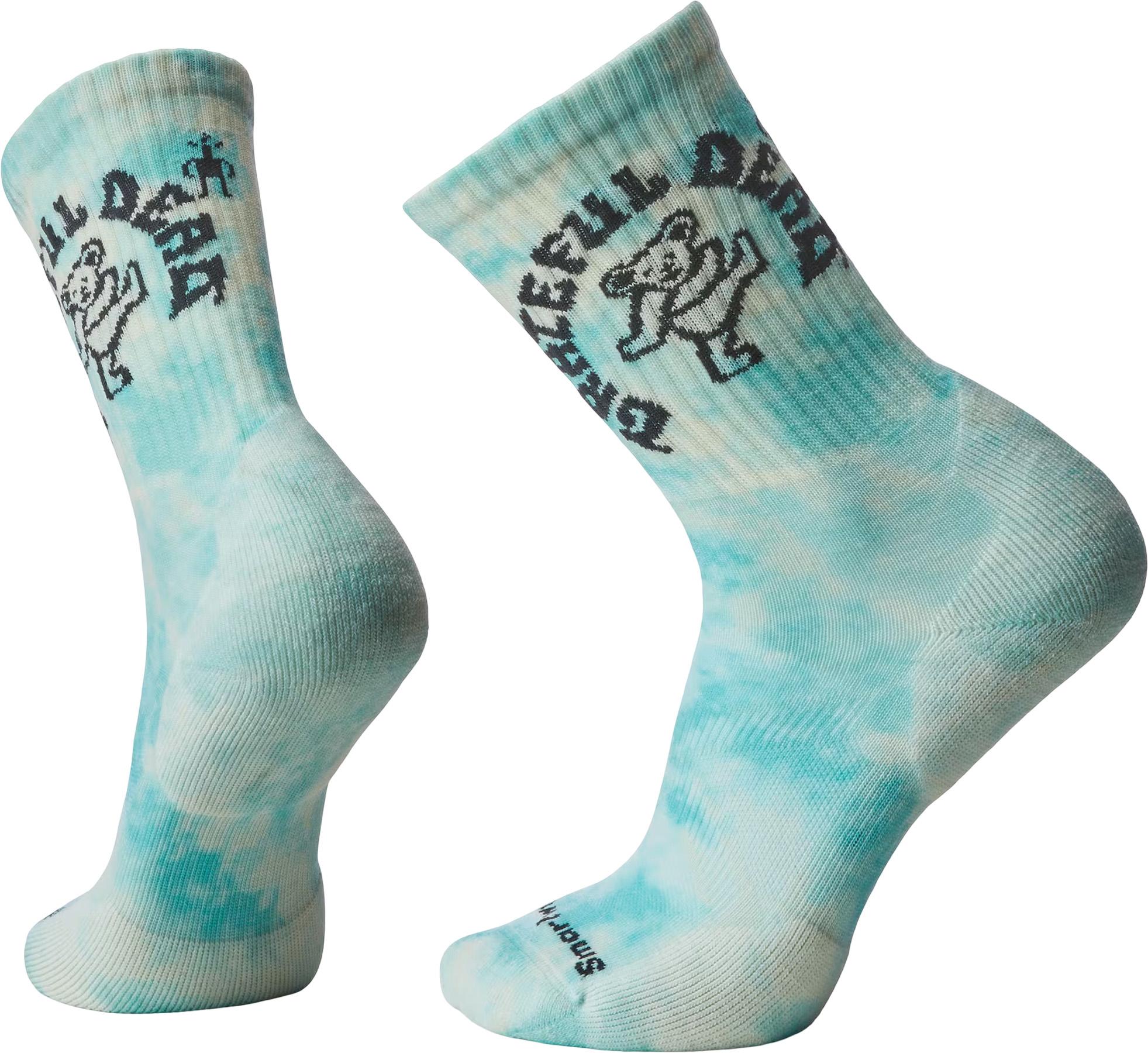 Image de produit pour Chaussettes mi-mollet imprimée à coussin ciblé de sport Smartwool X Grateful Dead - Unisexe