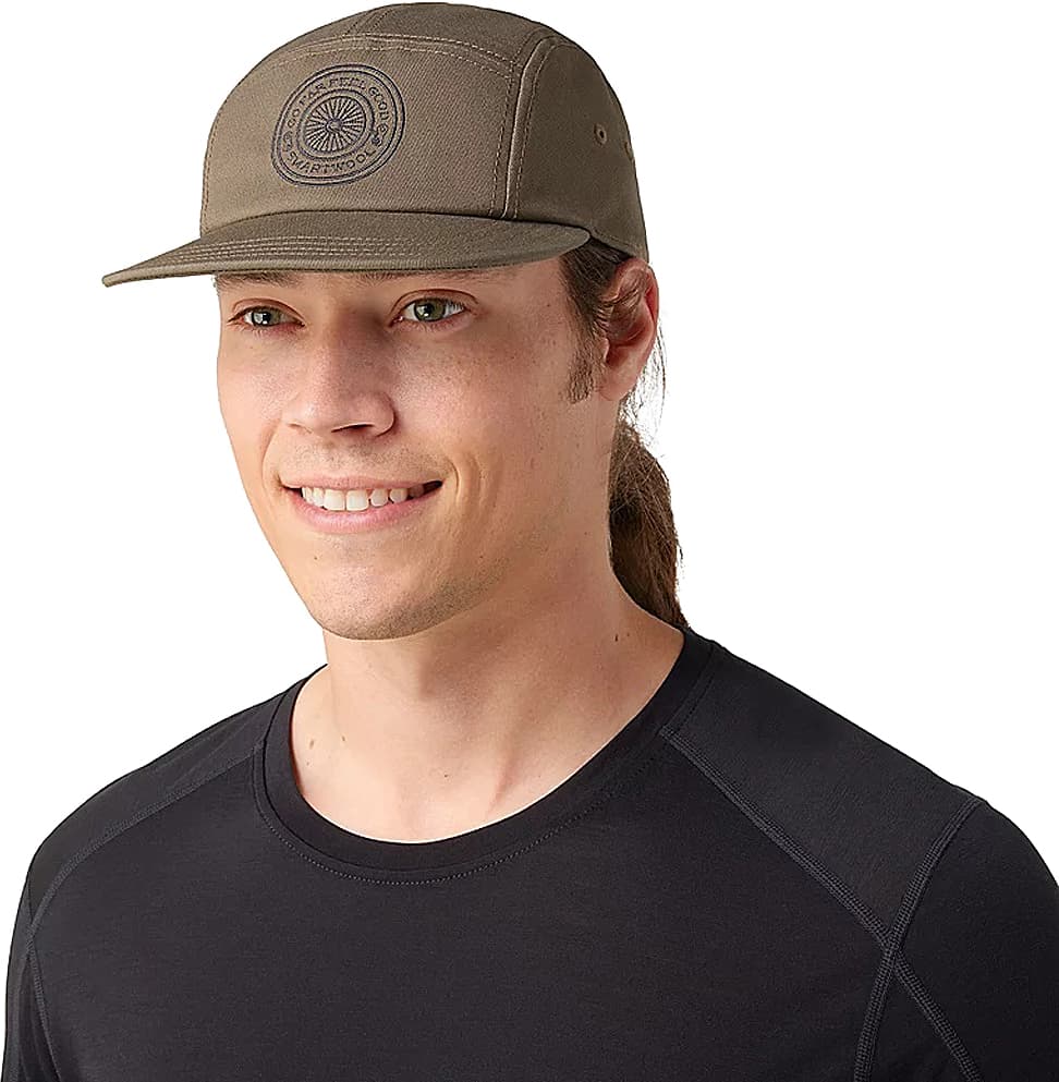 Product gallery image number 2 for product Go Far Feel Good Spokes 5 Panel Hat - Unisex