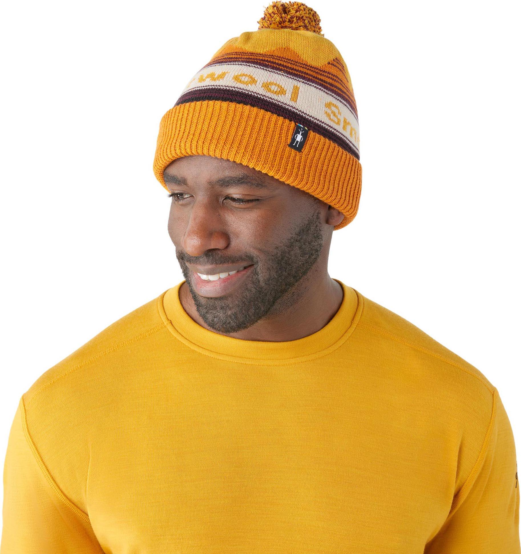 Numéro de l'image de la galerie de produits 3 pour le produit Tuque en tricot à motif d'hiver avec pompon - Unisexe