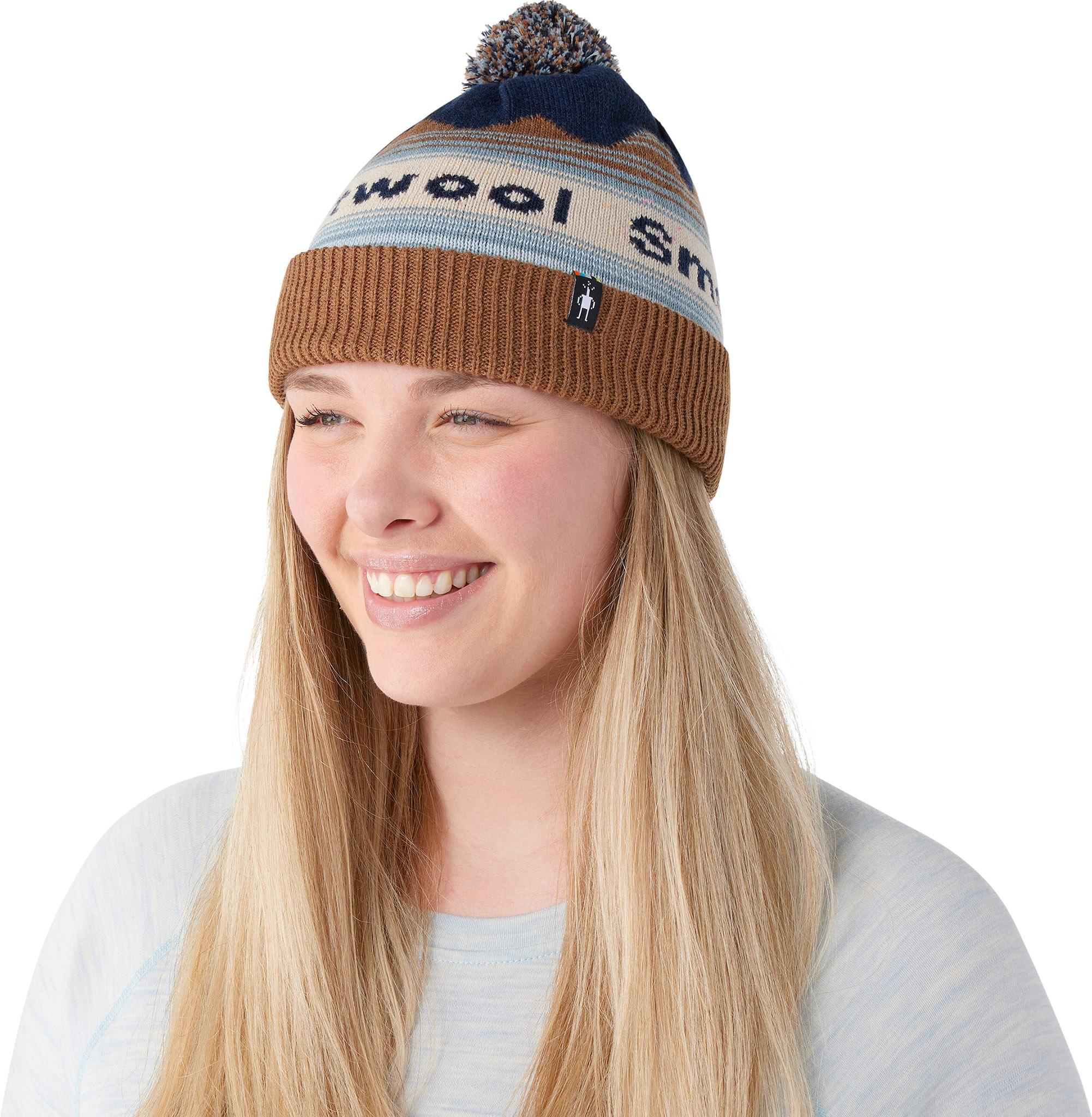 Product gallery image number 2 for product Knit Winter Pattern Pom Beanie - Unisex