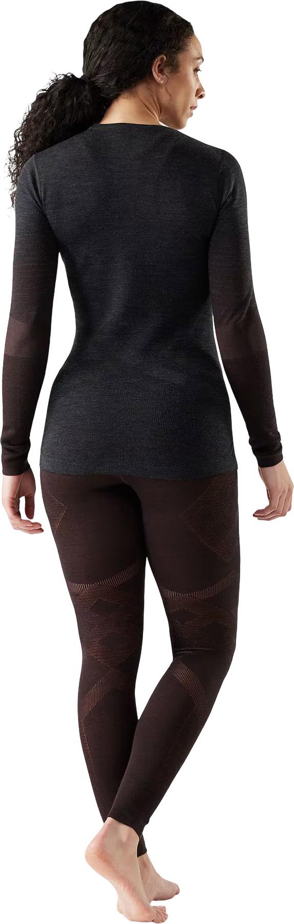 Numéro de l'image de la galerie de produits 2 pour le produit T-shirt couche de base à col rond en mérinos 200 Intraknit - Femme
