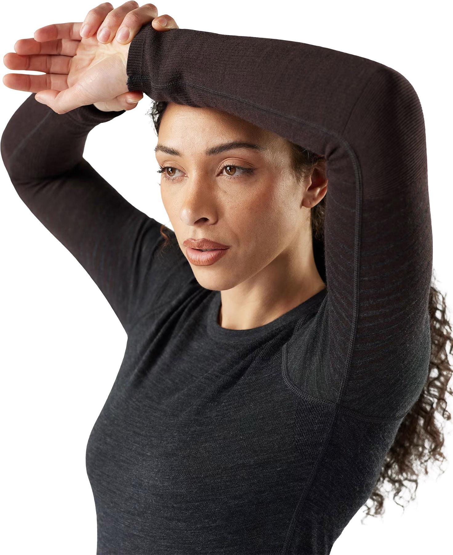 Numéro de l'image de la galerie de produits 5 pour le produit T-shirt couche de base à col rond en mérinos 200 Intraknit - Femme