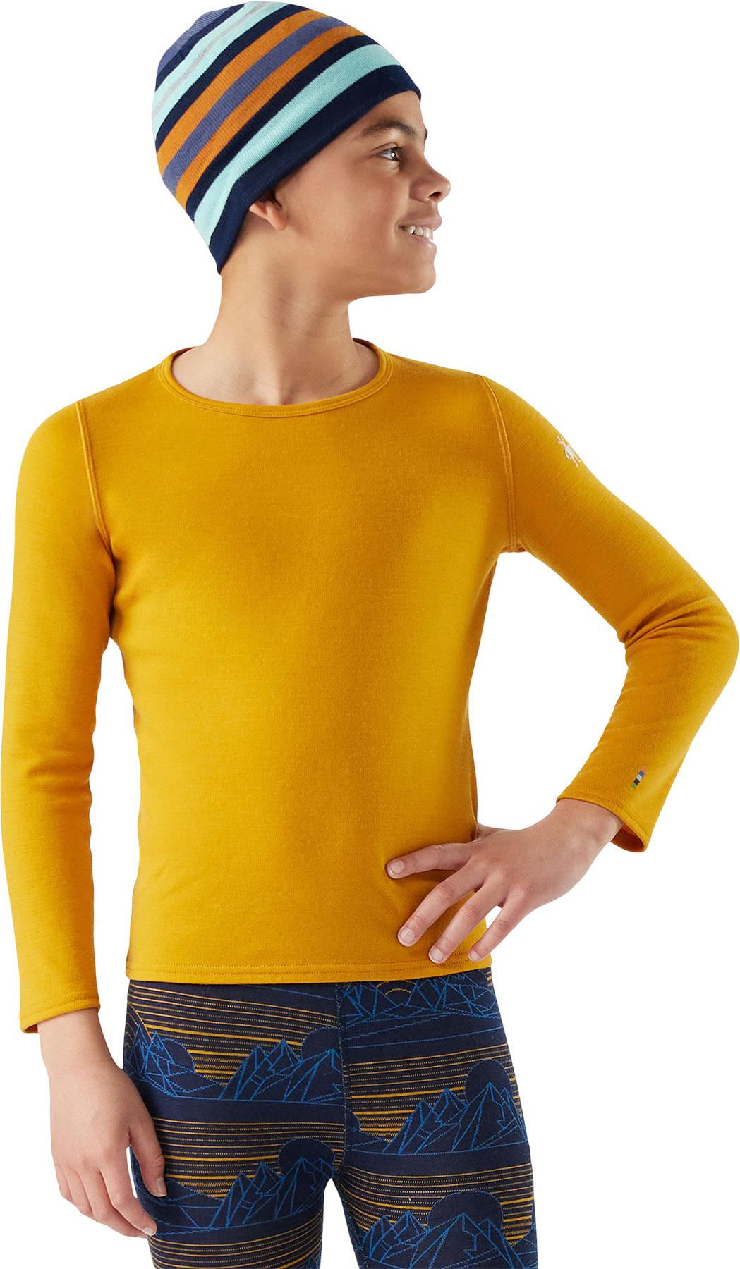 Product gallery image number 3 for product Haut couche de base à col rond en mérinos 250 - Enfant