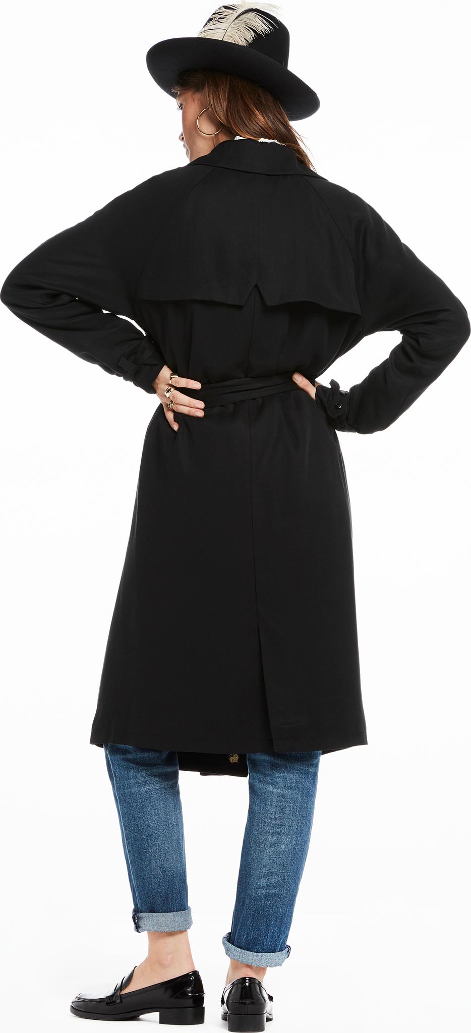 Product gallery image number 3 for product Drape Trench Coat - Women's