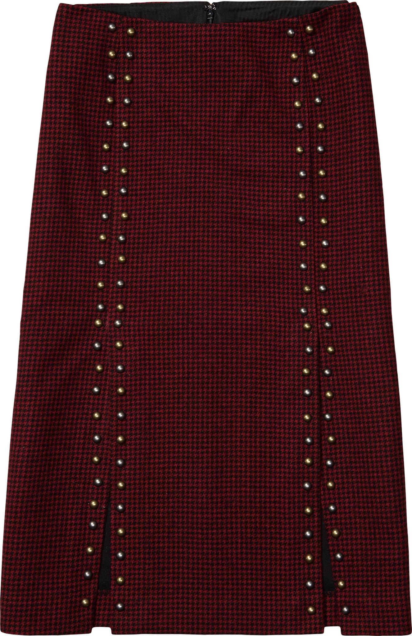 Product gallery image number 1 for product Studded Wool Skirt - Women's