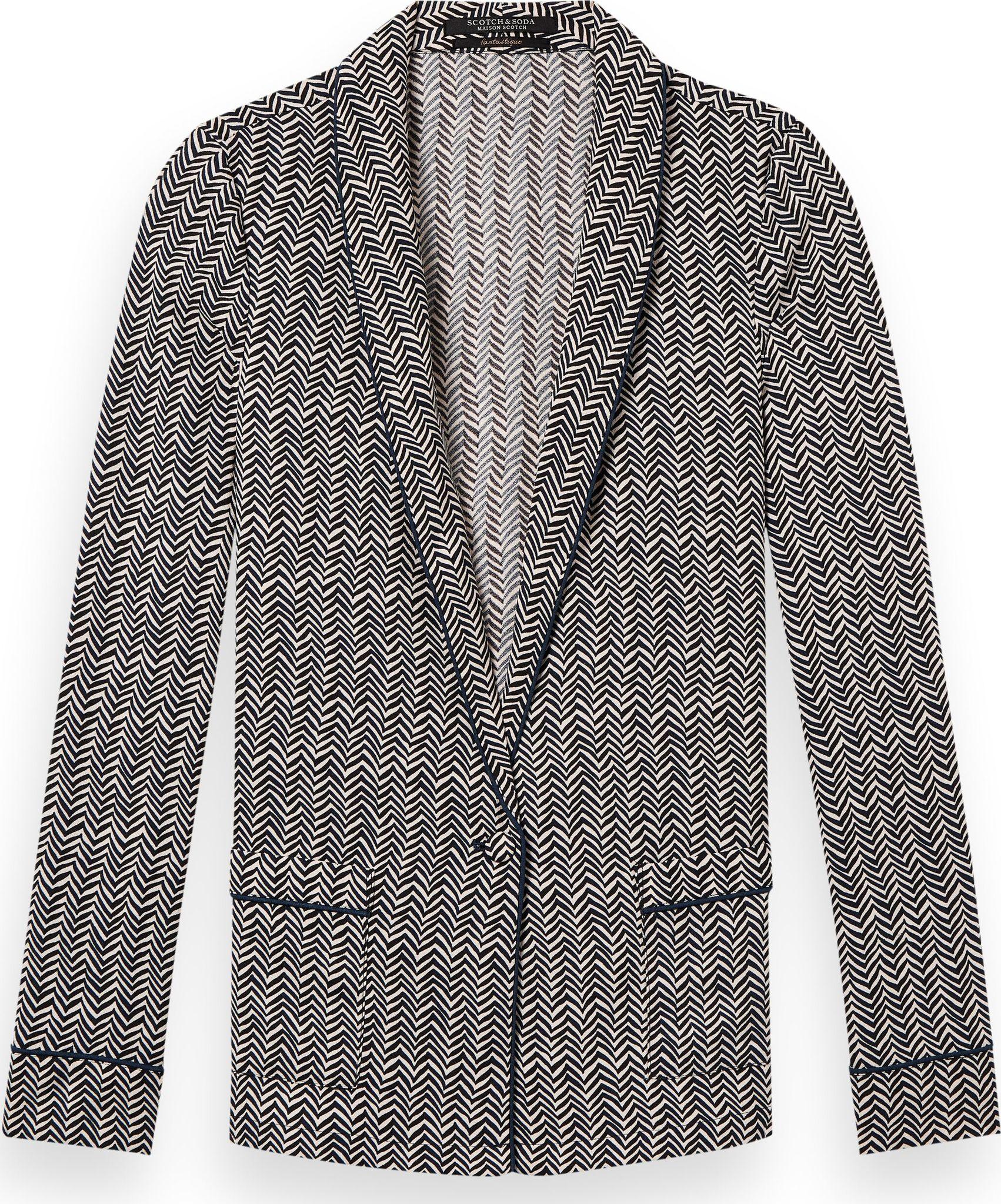 Product gallery image number 1 for product Draped Printed Blazer - Women's