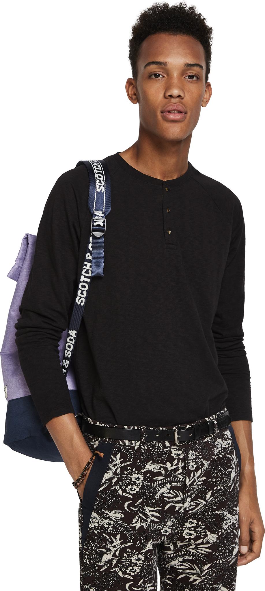 Product gallery image number 3 for product Long Sleeve Grandad T-Shirt - Men's