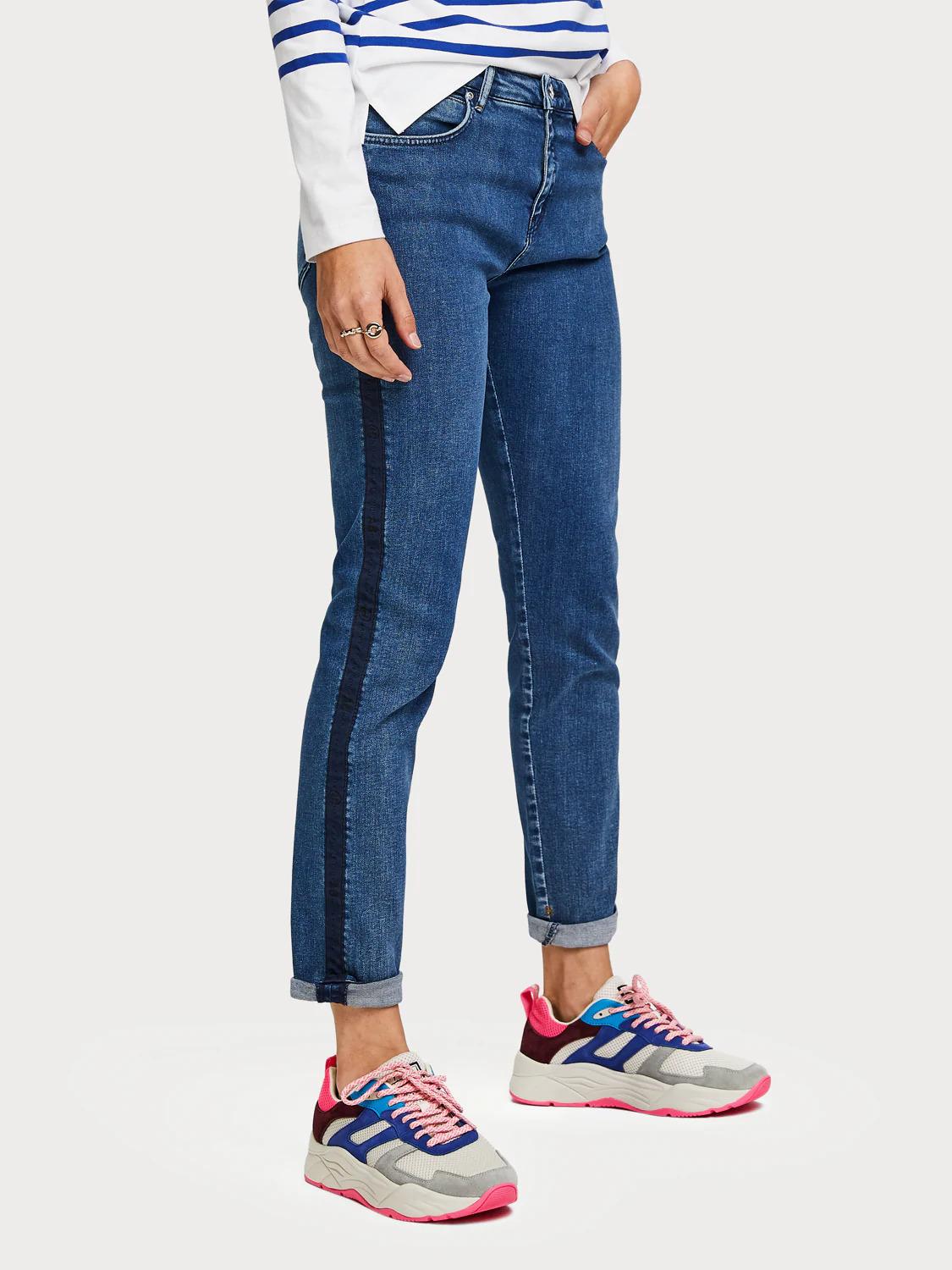 Product gallery image number 6 for product Petit Ami Slim Boyfriend Fit Denim - Women's