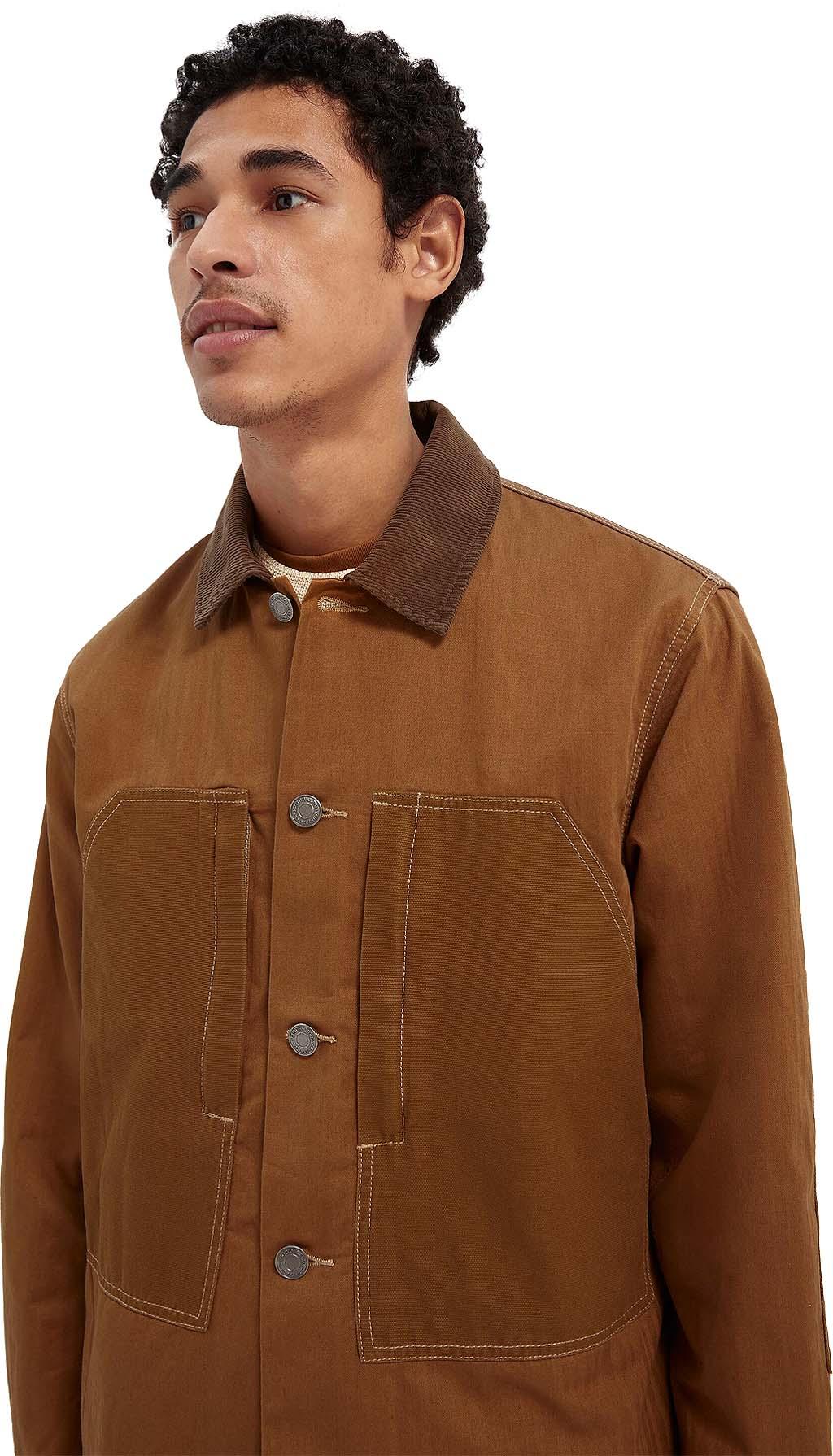 Product gallery image number 6 for product Canvas Panelling Cotton Jacket - Men's