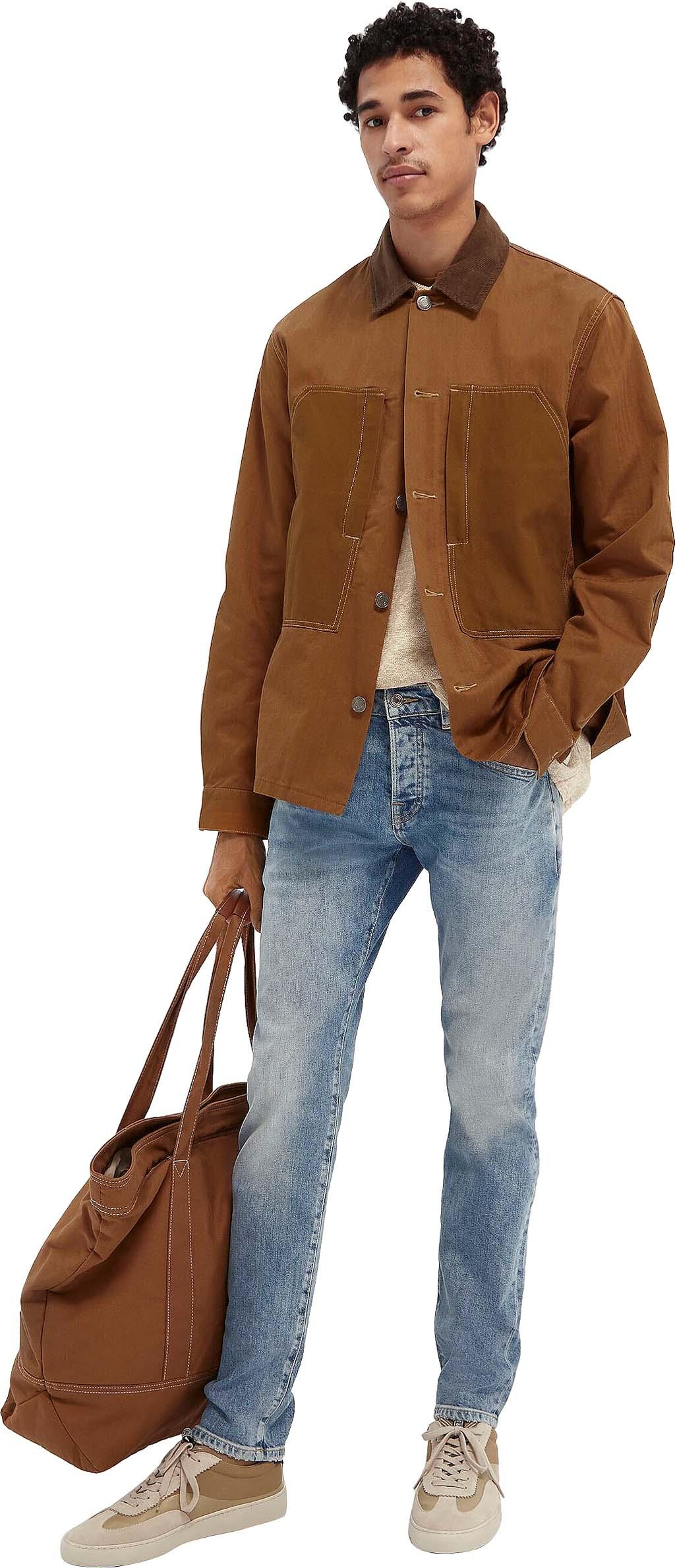 Product gallery image number 5 for product Canvas Panelling Cotton Jacket - Men's