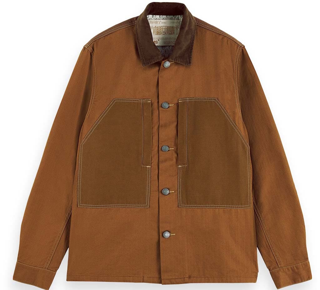 Product gallery image number 1 for product Canvas Panelling Cotton Jacket - Men's