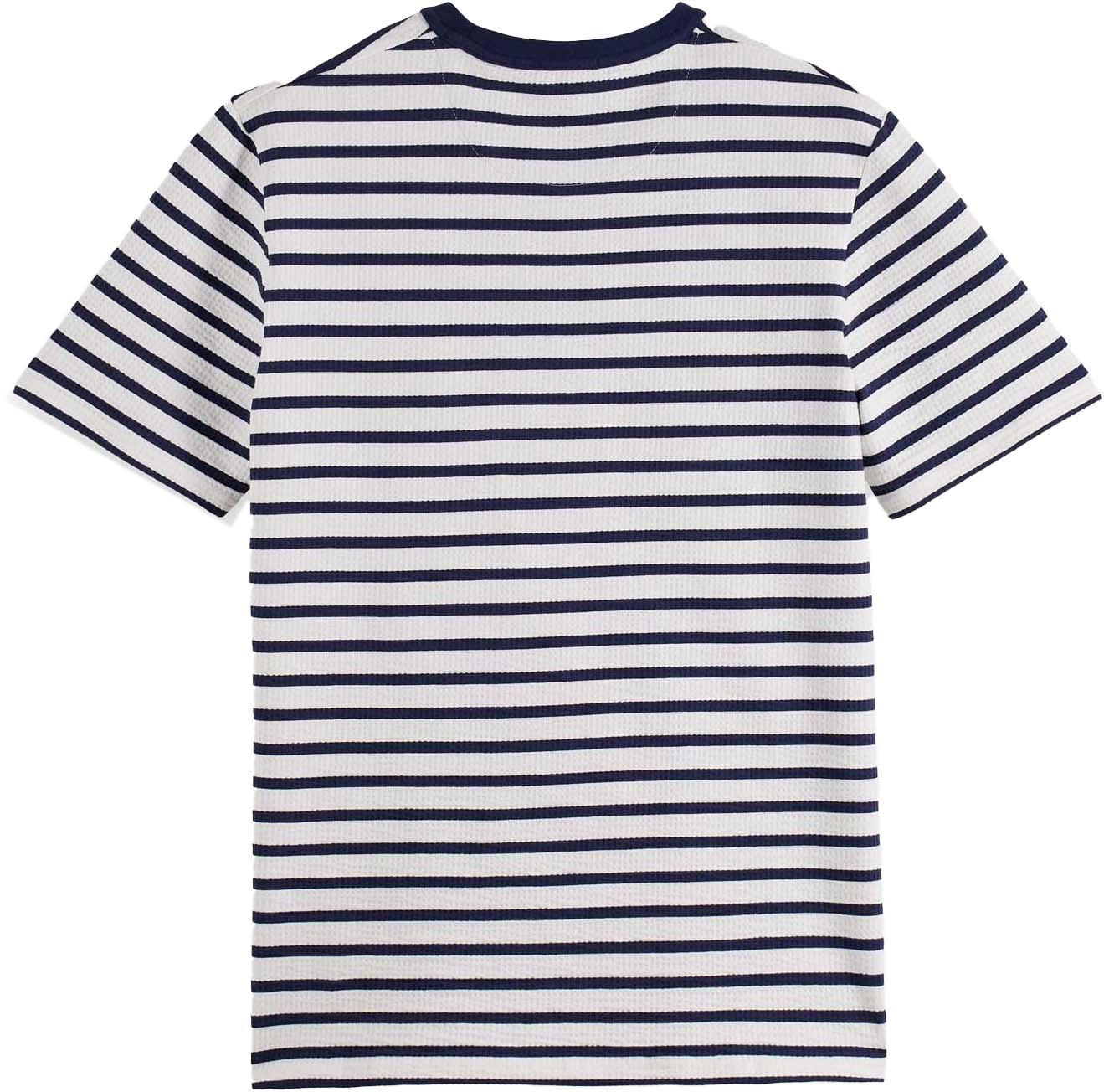 Product gallery image number 2 for product Waffle Jersey Breton T-shirt - Men's