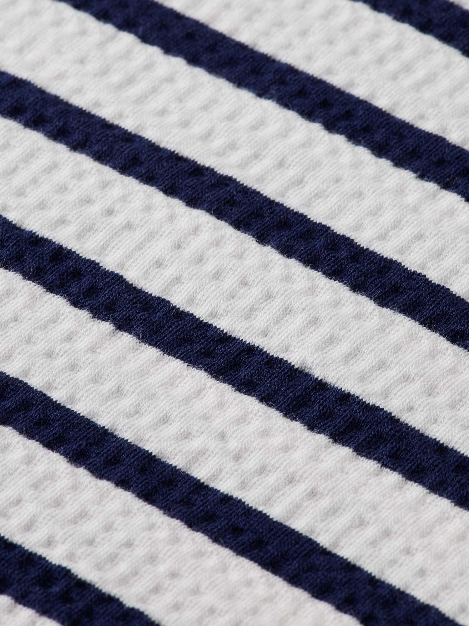 Product gallery image number 3 for product Waffle Jersey Breton T-shirt - Men's