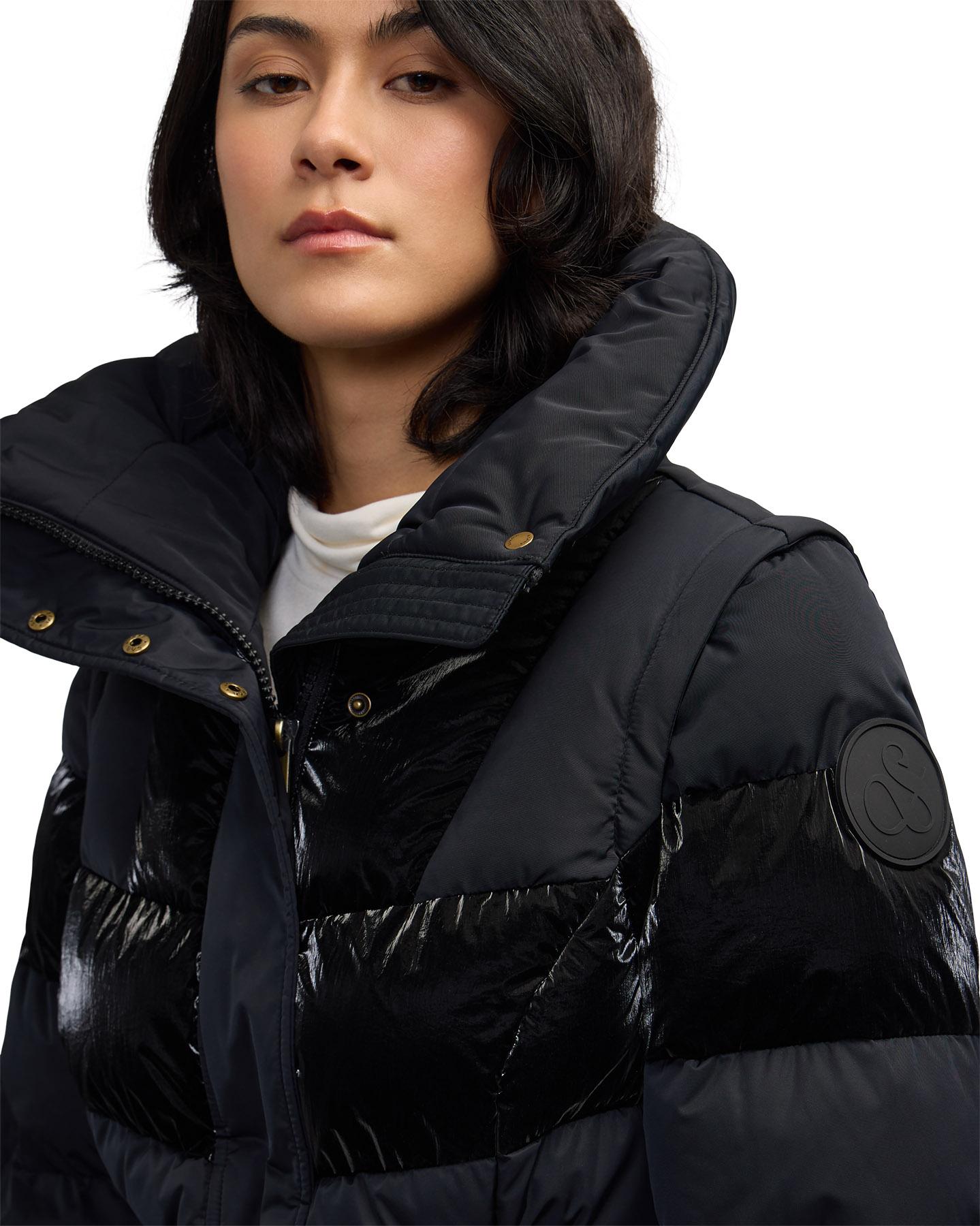 Numéro de l'image de la galerie de produits 4 pour le produit Manteau long matelassé avec col surdimensionné Kaatye - Femme