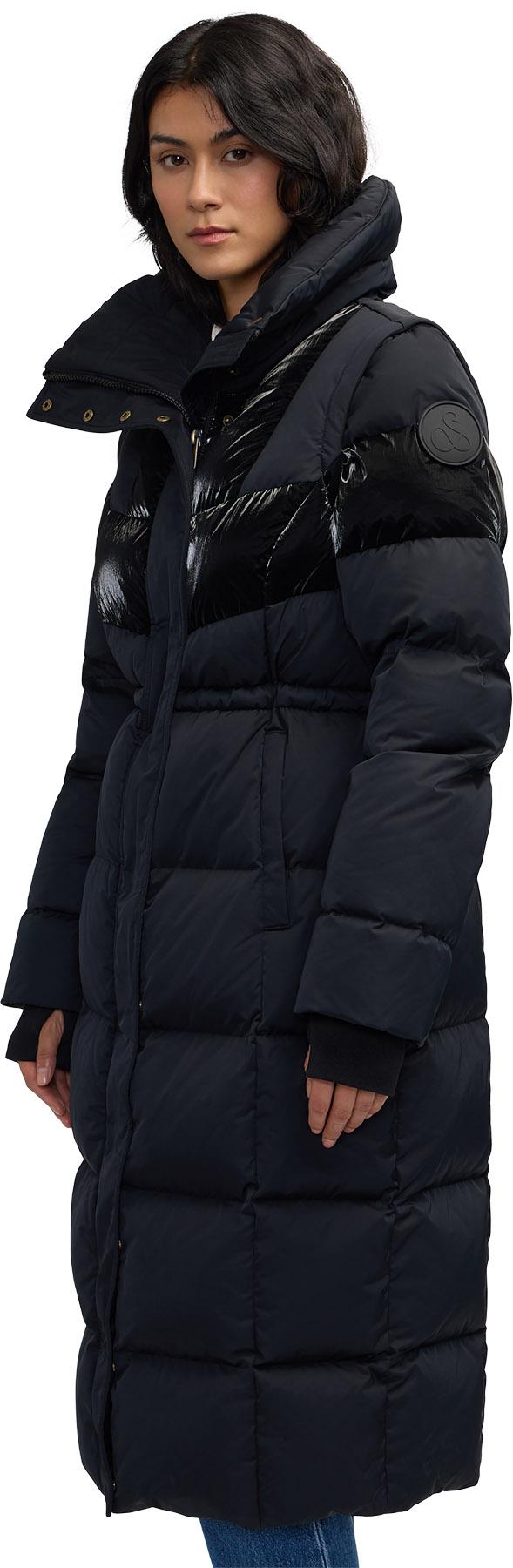 Numéro de l'image de la galerie de produits 6 pour le produit Manteau long matelassé avec col surdimensionné Kaatye - Femme