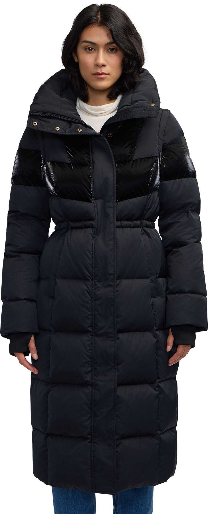 Product image for Kaatye Quilted Maxi Puffer Jacket with Oversized Collar - Women's