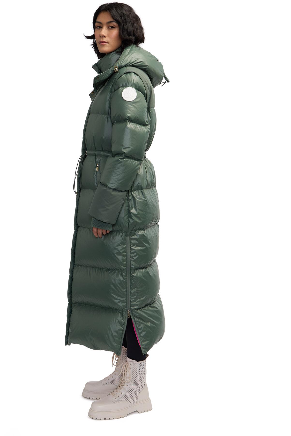 Product gallery image number 5 for product Kezia Long Quilted Puffer Jacket - Women's