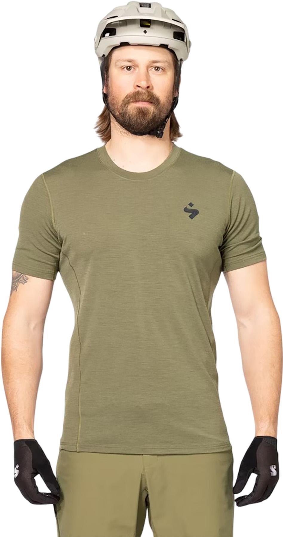 Numéro de l'image de la galerie de produits 3 pour le produit Maillot à manches courtes en laine mérinos Hunter - Homme