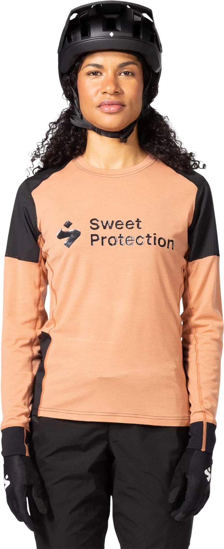 Product gallery image number 4 for product Maillot à manches longues hybride en laine mérinos Hunter - Femme