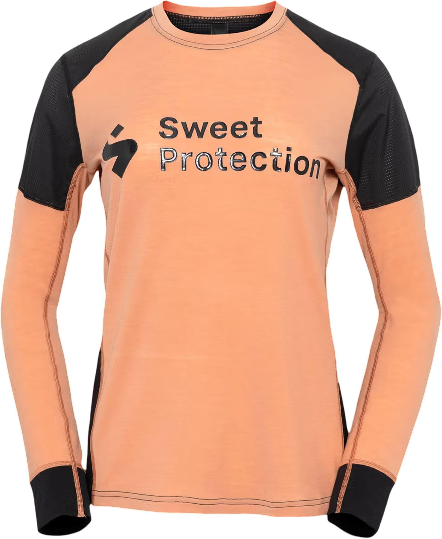 Product image for Maillot à manches longues hybride en laine mérinos Hunter - Femme