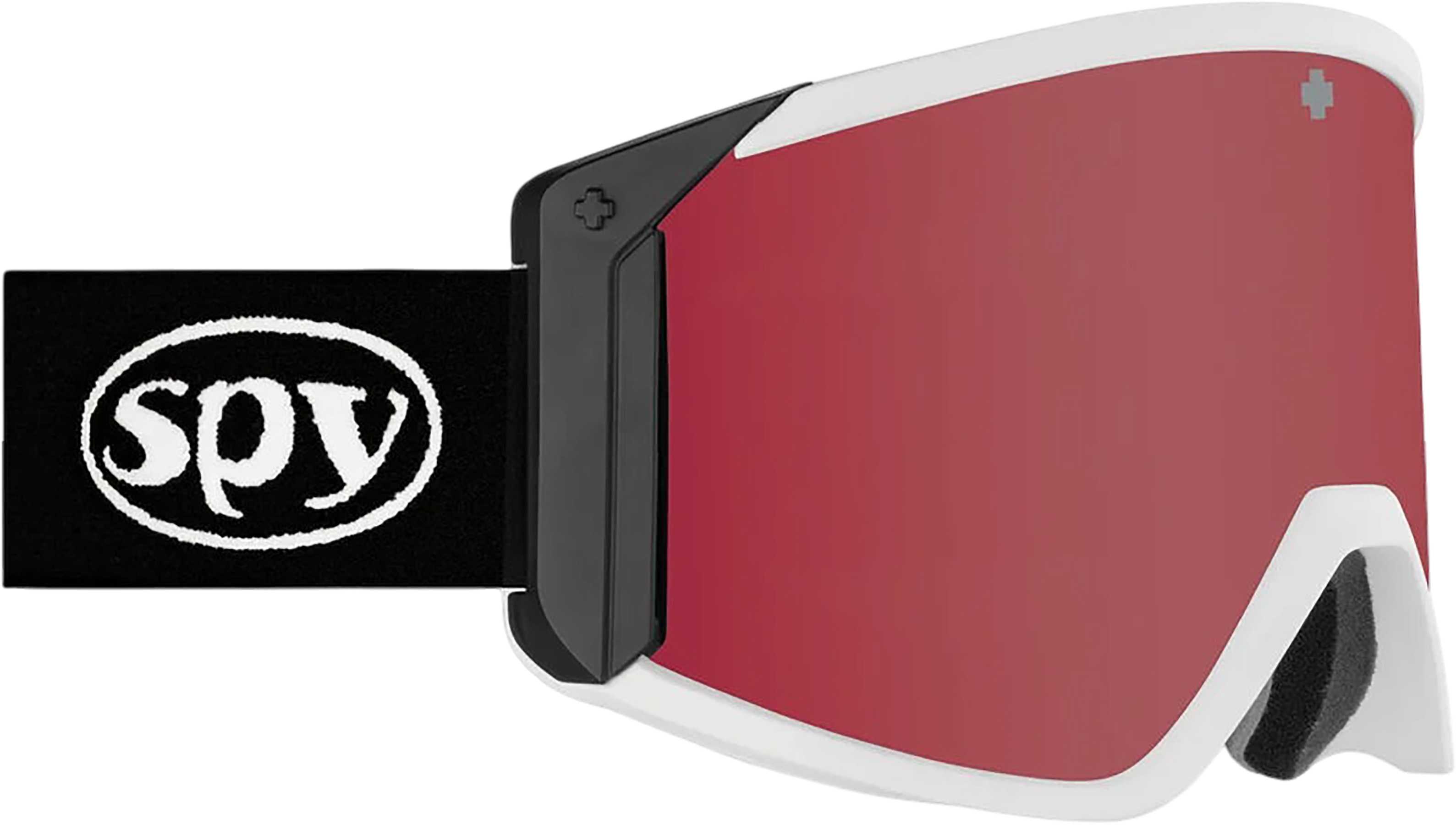 Product image for Raider Ski Goggles - OG Black - ML Rose with Silver Mirror Lens