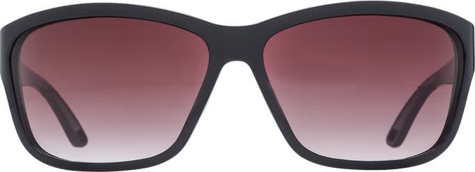 Product gallery image number 2 for product Allure Sunglasses - Black Frame - Happy Merlot Fade Lens - Women's