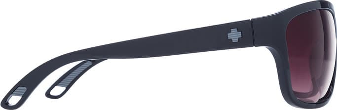 Product gallery image number 5 for product Allure Sunglasses - Black Frame - Happy Merlot Fade Lens - Women's