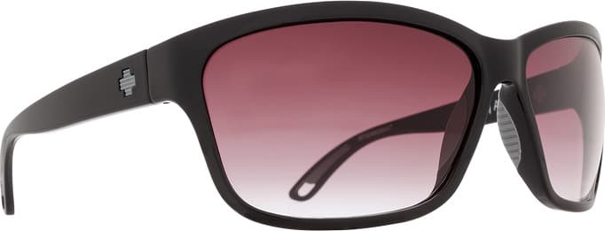 Product gallery image number 1 for product Allure Sunglasses - Black Frame - Happy Merlot Fade Lens - Women's