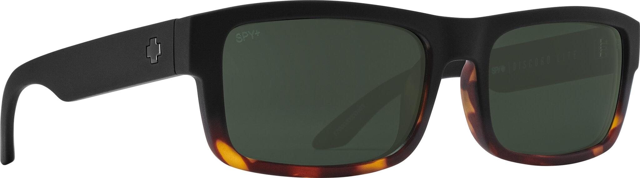 Product gallery image number 1 for product Discord Lite Sunglasses - Soft Matte Black Tort Fade - Happy Gray Green Polar