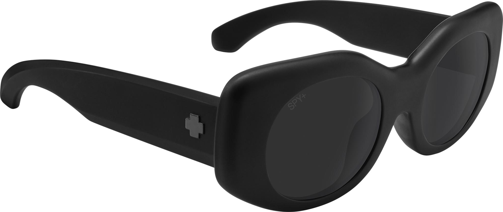 Product gallery image number 4 for product Hangout Sunglasses - Matte Black Frame - Gray Lens