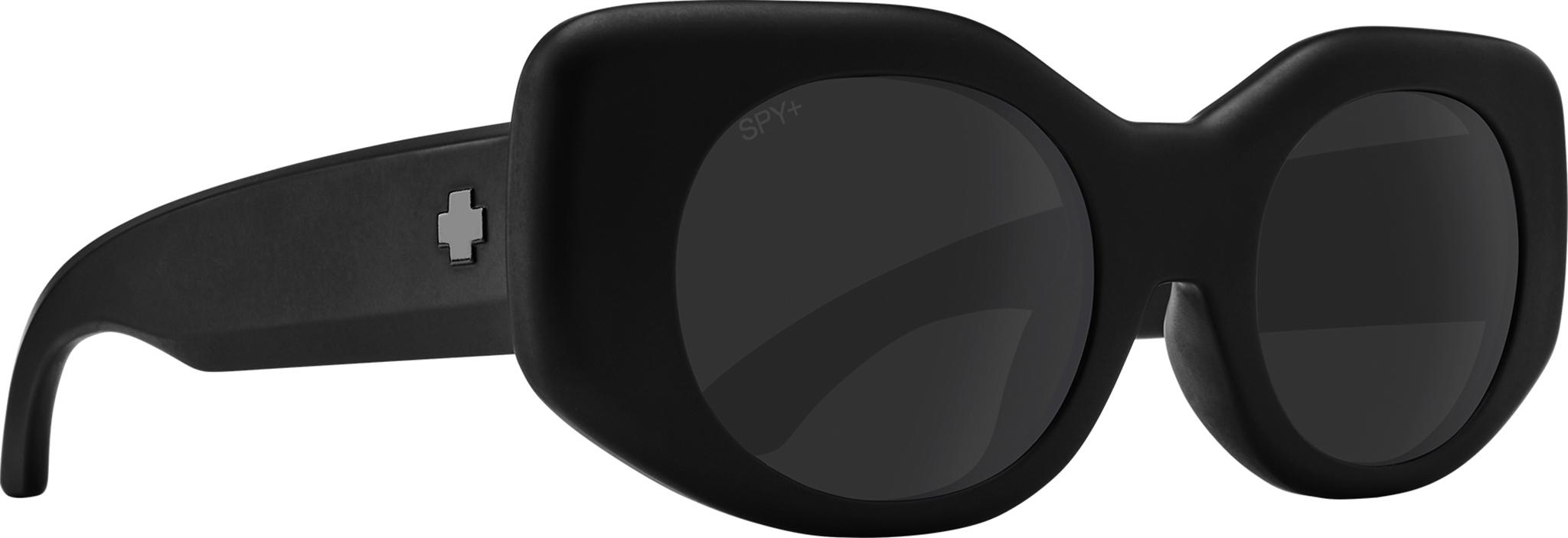 Product image for Hangout Sunglasses - Matte Black Frame - Gray Lens