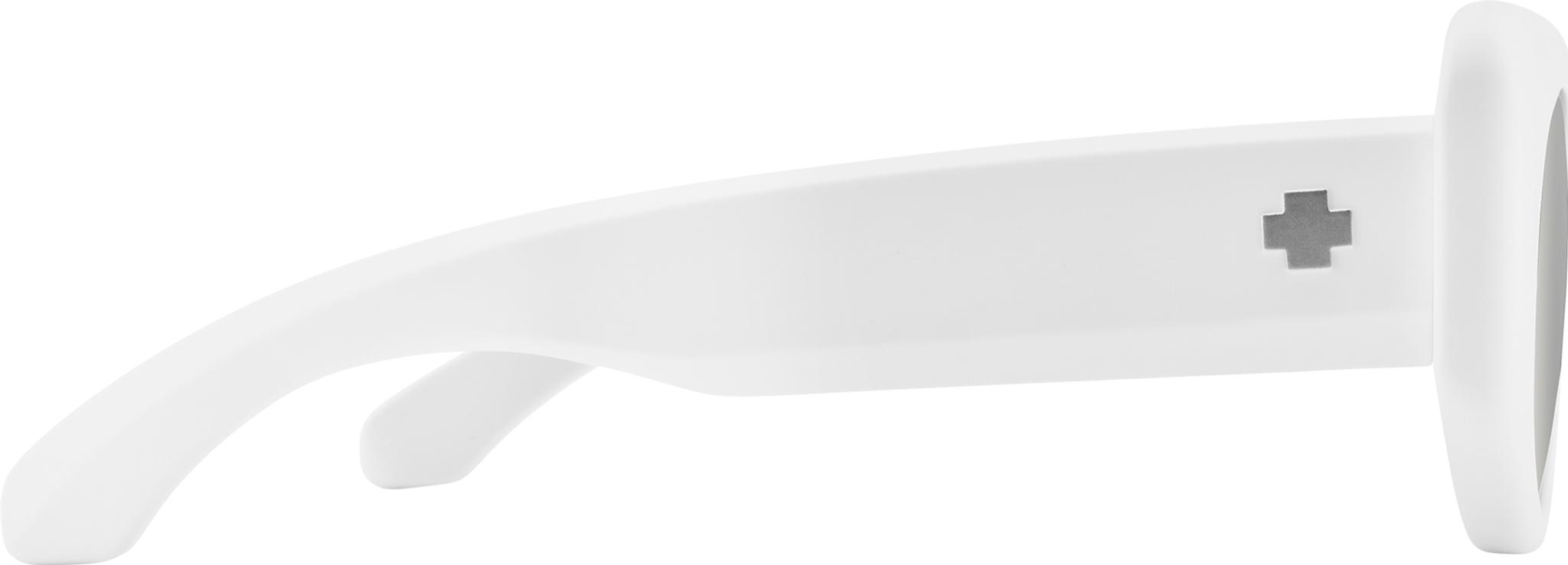 Product gallery image number 4 for product Hangout Sunglasses - Matte White Frame - Bronze Platinum Spectra Mirror Lens