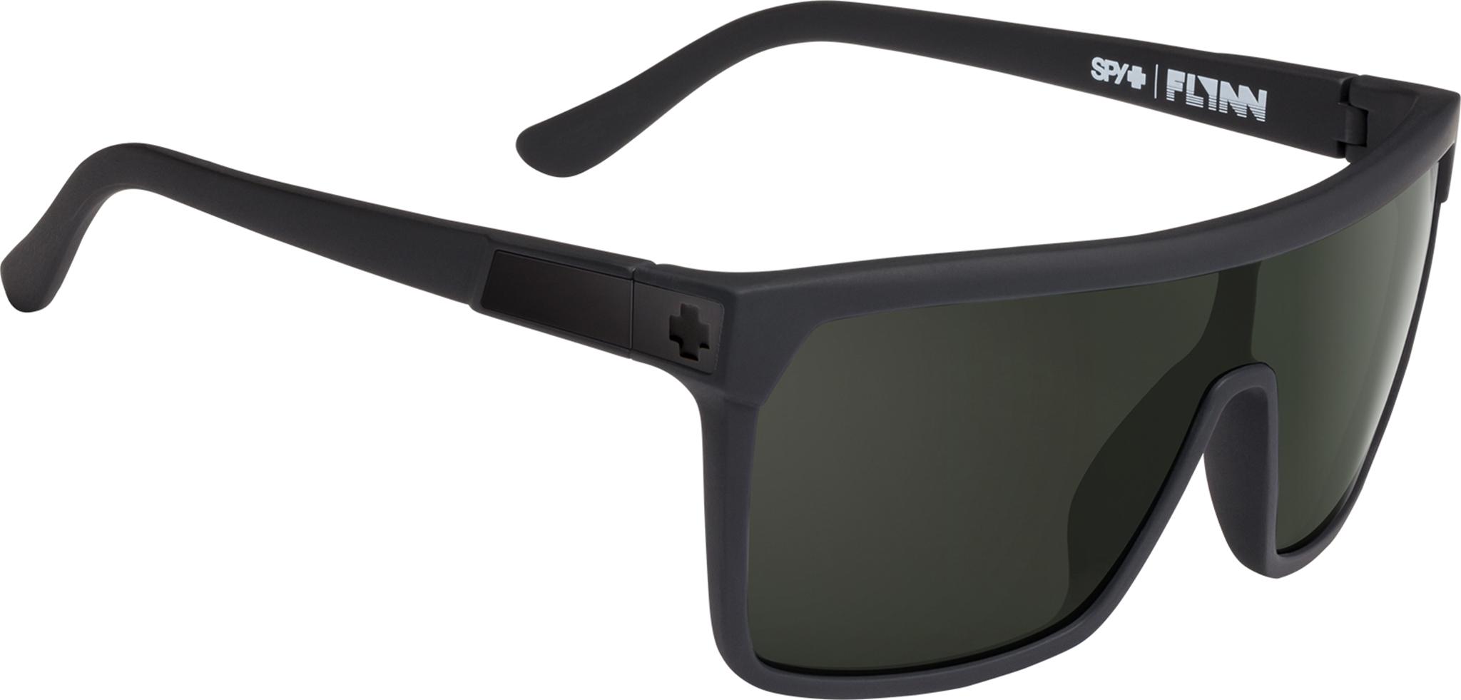 Product gallery image number 4 for product Flynn Sunglasses - Soft Matte Black Frame - Happy Gray Green Lens