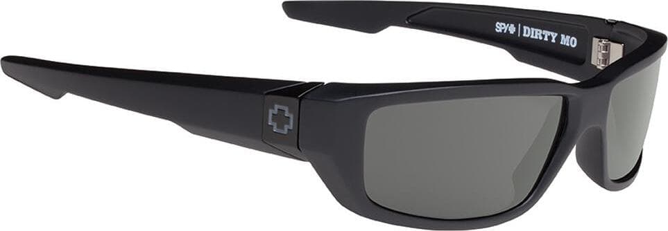 Product gallery image number 1 for product Dirty MO Sunglasses - Soft Matte Black Frame - Happy Gray Green Lens