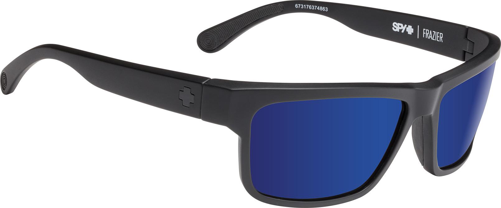 Product gallery image number 4 for product Frazier Sunglasses - Matte Black - Happy Bronze Polarized with Blue Spectra Mirror Lens