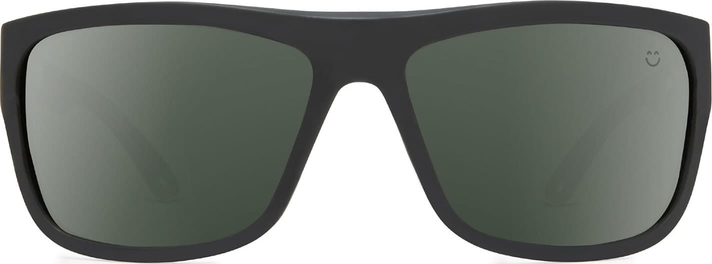 Product gallery image number 3 for product Angler Sunglasses - Matte Black Frame - Happy Gray Green Lens