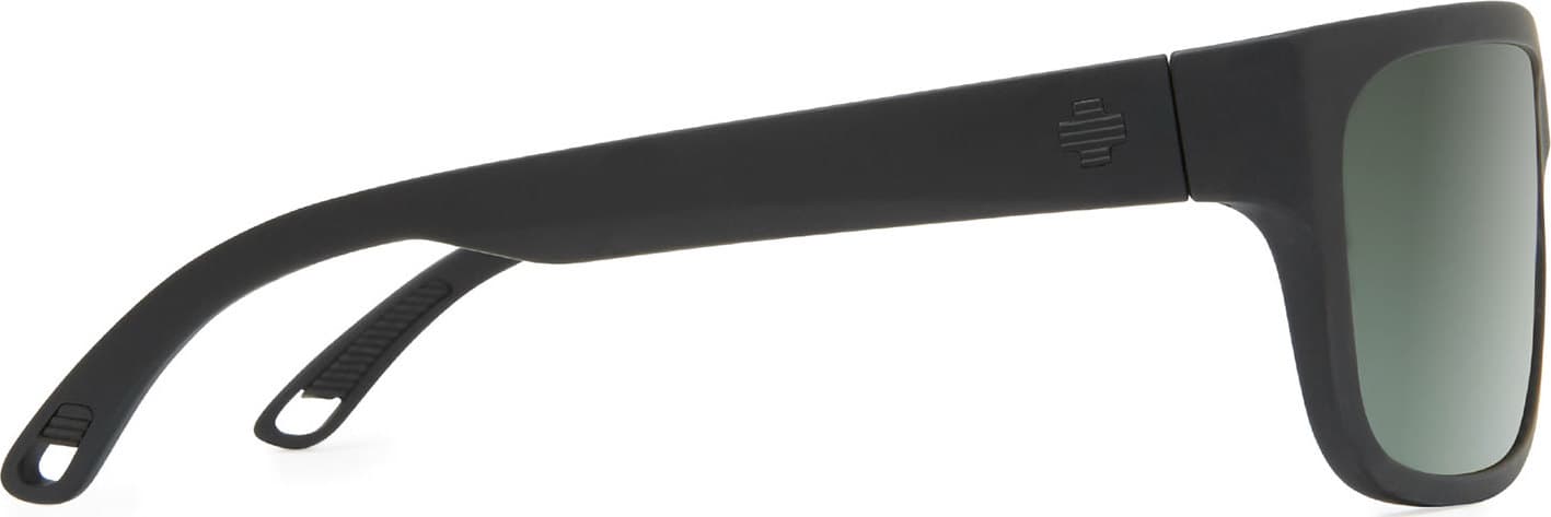 Product gallery image number 2 for product Angler Sunglasses - Matte Black Frame - Happy Gray Green Lens
