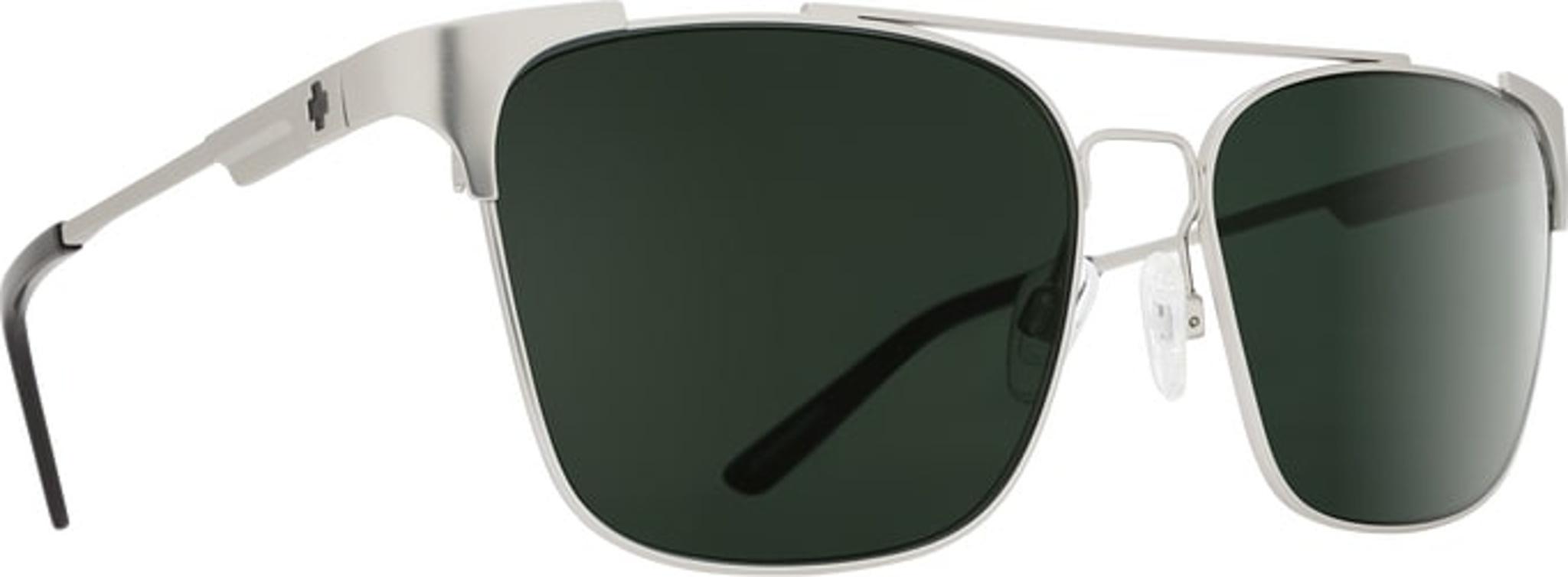 Product gallery image number 1 for product Wingate Sunglasses - Matte Silver Frame - Happy Gray Green Lens