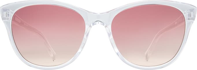 Product gallery image number 6 for product Spritzer Sunglasses - Clear Frame - Pink Sunset Fade Lens
