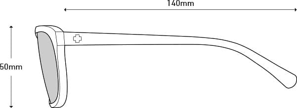 Product gallery image number 3 for product Spritzer Sunglasses - Clear Frame - Pink Sunset Fade Lens