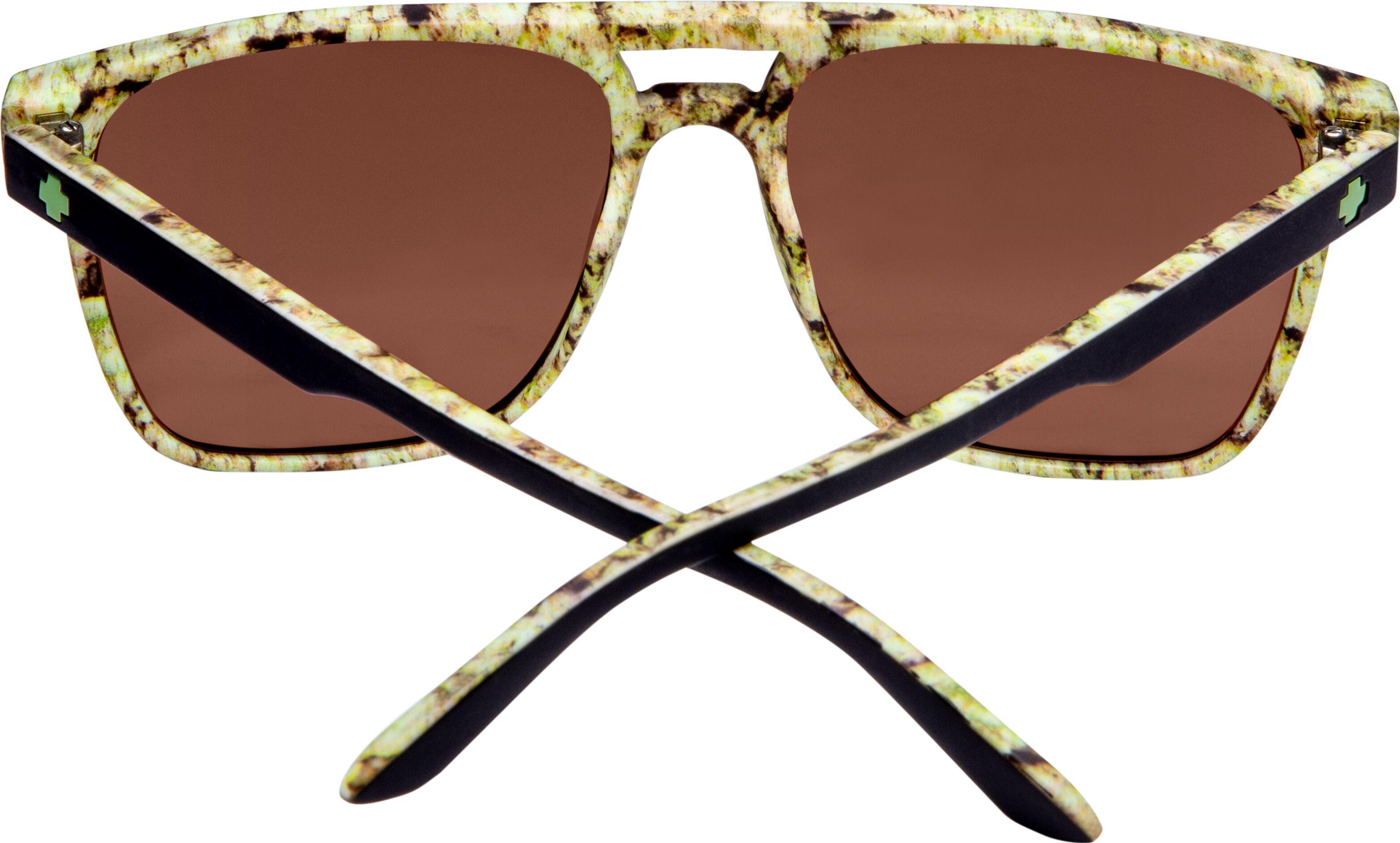 Kush Lunettes de soleil carrées et réglables avec verres noirs super foncés, Noir mat., Taille unique