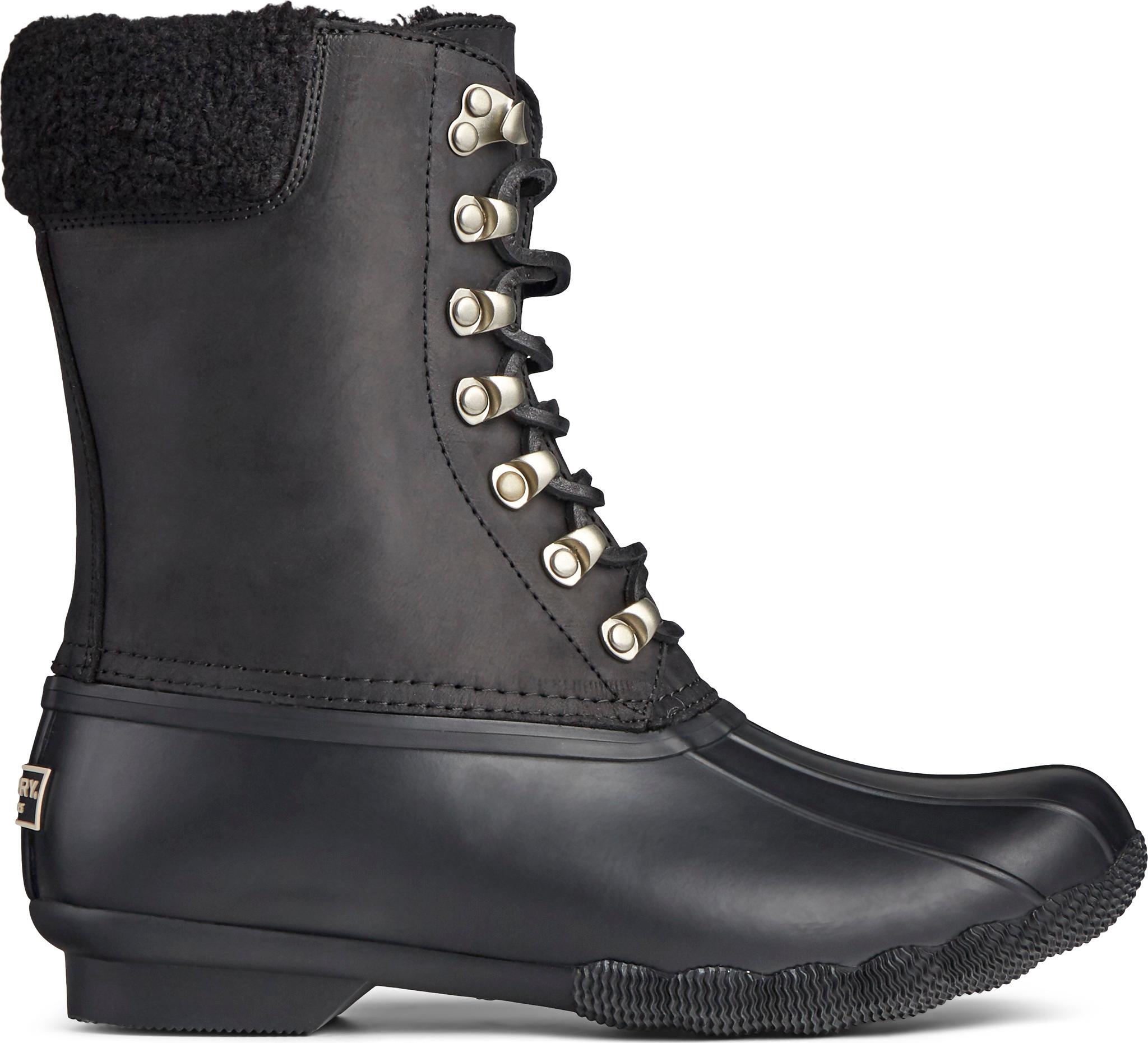 Product gallery image number 1 for product Saltwater Tall Leather Cozy Boots - Women's