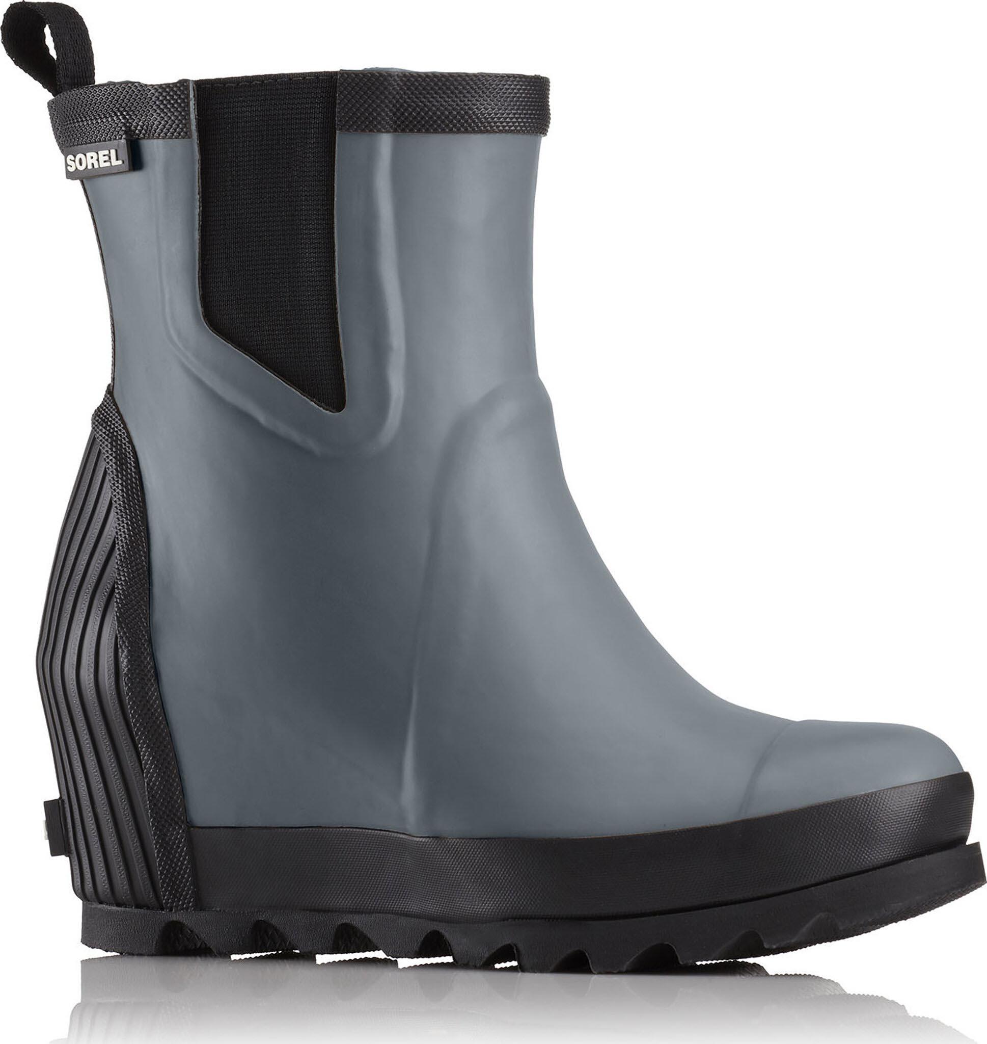 Product gallery image number 1 for product Joan Rain Wedge Chelsea Felt Boots - Women's