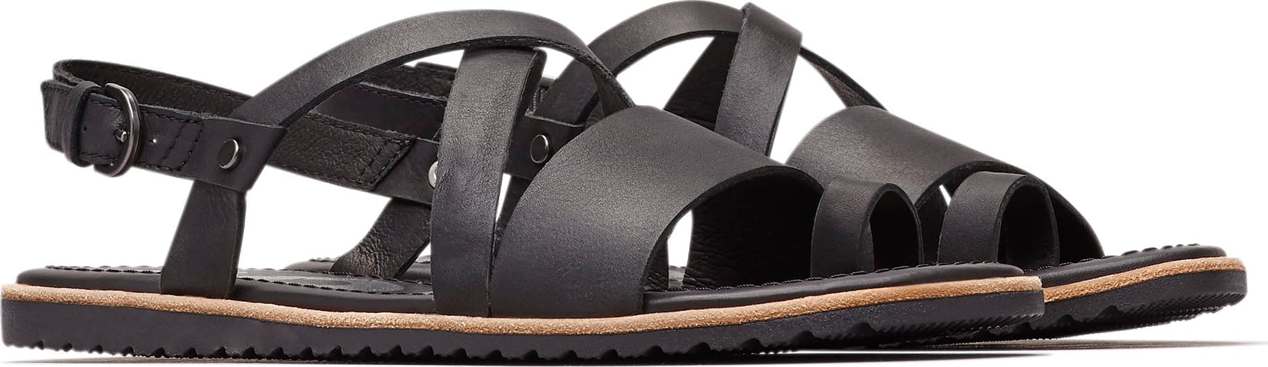 Product gallery image number 4 for product Ella Criss Cross Full Grain Leather Sandals - Women's