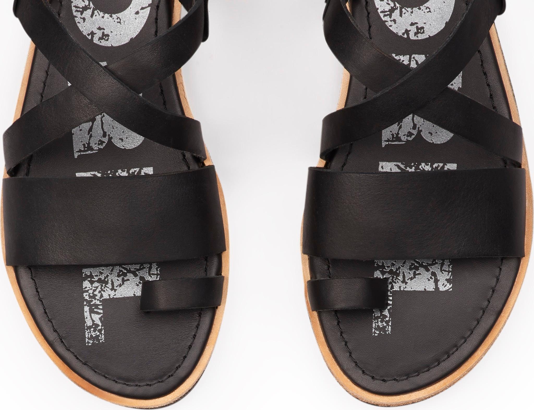 Product gallery image number 6 for product Ella Criss Cross Full Grain Leather Sandals - Women's